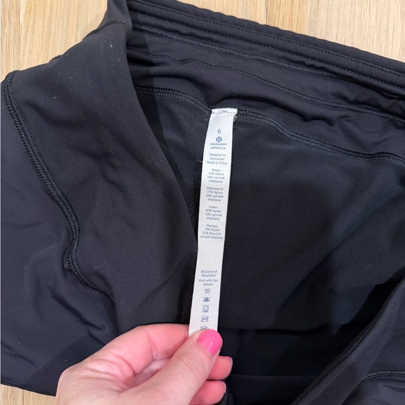 Lululemon Athletica Black Skort - Picture 4 of 4